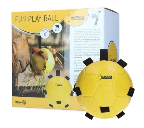 Speelballen - Maximus Fun Play Ball Geel