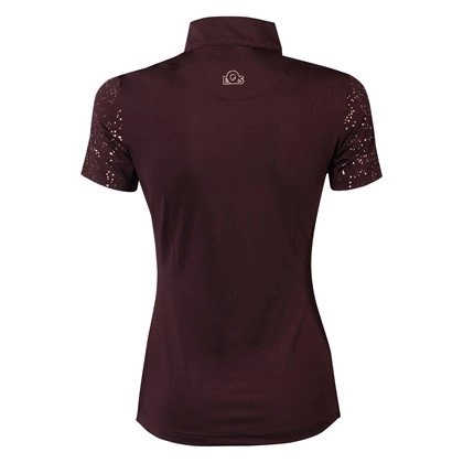 Showshirts & rijjassen - Shirt EQS Burgundy Bordeaux