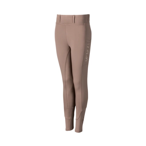 Dames paardrijbroeken - Rijlegging Mrs.Ros Silhouette Full Grip Taupe